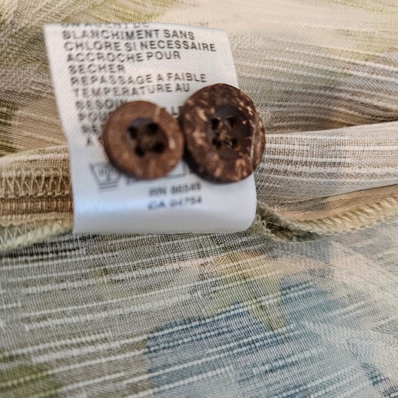 Men's Tommy Bahama 100% Silk Shirt, Size Medium - Picture 7 of 10